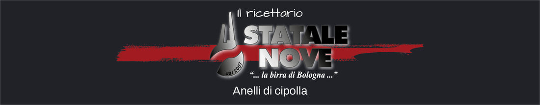 Anelli di cipolla con birra