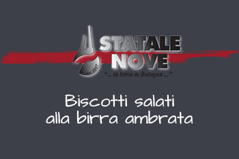 Biscotti salati alla birra ambrata