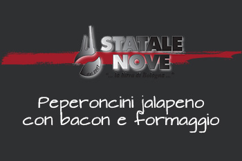 Peperoncini jalapeno con bacon e formaggio