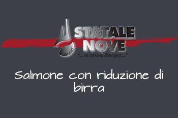 Salmone con riduzione di birra
