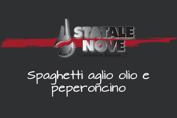 Spaghetti aglio olio e peperoncino